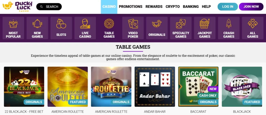 Table Games